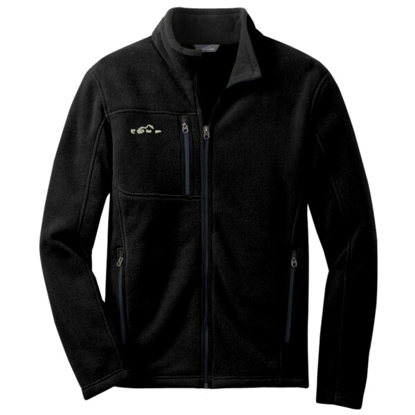 Custom No Minimum Eddie Bauer Full Zip Fleece Jacket EB200 Front View