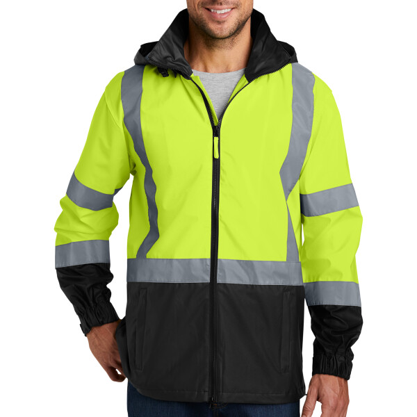 Custom Ansi 107 Class 3 Safety Windbreaker Front