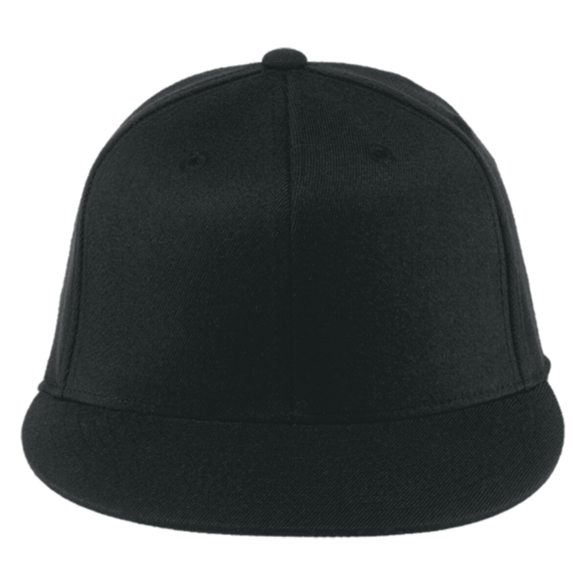 Custom No Minimum Port Authority Flexfit 210 Flat Bill Cap C808 Front View