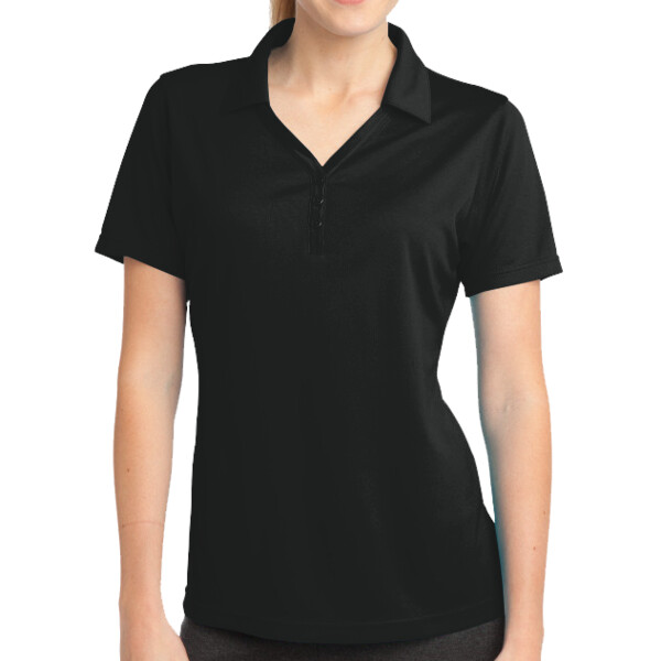 Custom No Minimum Sport-Tek Ladies PosiCharge Micro Mesh Polo LST680 Front View