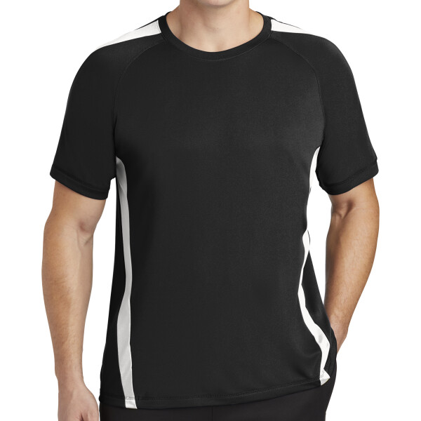 Custom No Minimum Sport-Tek Colorblock PosiCharge Competitor Tee ST351 Front View