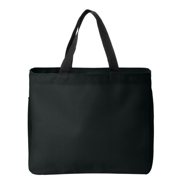 No Minimum Custom Logo Port Authority Essential Tote B0750 Front 