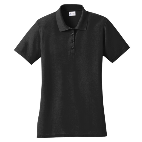 No Minimum Custom Logo Ladies Core Blend Pique Polo LKP155 Front View