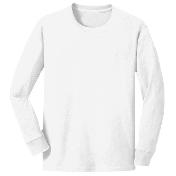 Custom 1-Hr Rush Youth Long Sleeve T-Shirt Front