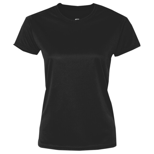No Minimum Custom Logo Ladies Performance Tee LPC380 Front View