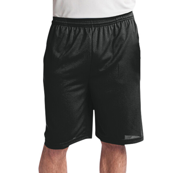 Custom No Minimum Sport-Tek PosiCharge Tough Mesh Pocket Short ST312 Front View