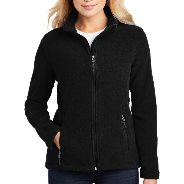 Custom No Minimum Port Authority Ladies Value Fleece Jacket L217 Front View