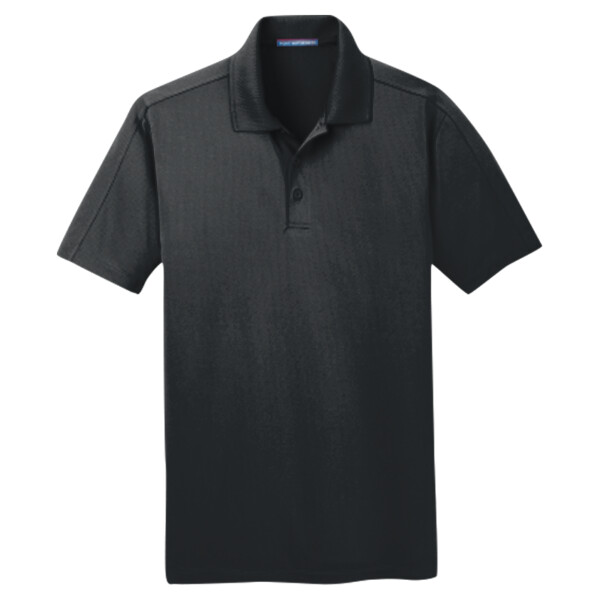 Custom No Minimum Port Authority Diamond Jacquard Polo K569 Front View