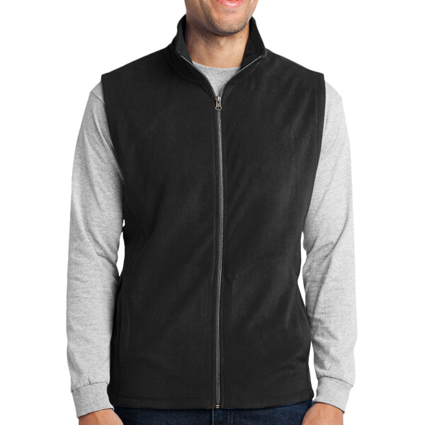 Custom No Minimum Port Authority Microfleece Vest F226 Front View