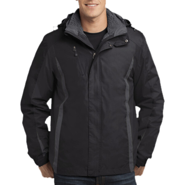 Custom No Minimum Port Authority Colorblock 3 in 1 Jacket J321 Front View