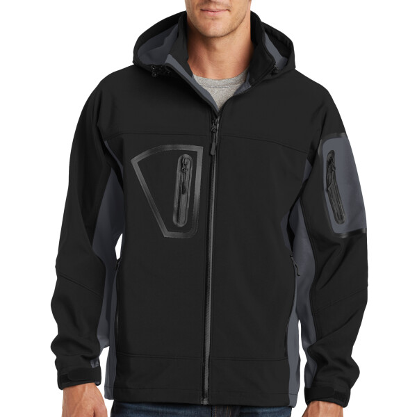 Custom No Minimum Port Authority Tall Waterproof Soft Shell Jacket TLJ798 Body View