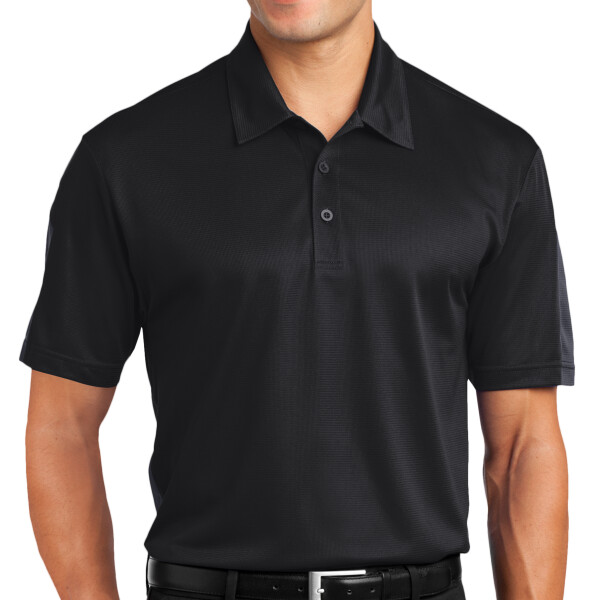 Custom No Minimum Sport-Tek PosiCharge Active Textured Colorblock Polo ST695 Front View
