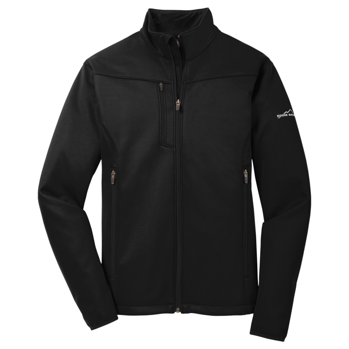 Custom No Minimum Eddie Bauer Weather Resist Soft Shell Jacket EB538 Front View