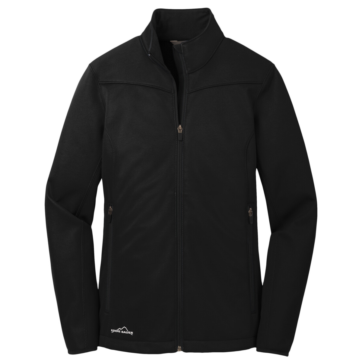 Custom No Minimum Eddie Bauer Ladies Weather Resist Soft Shell Jacket EB539 Front View