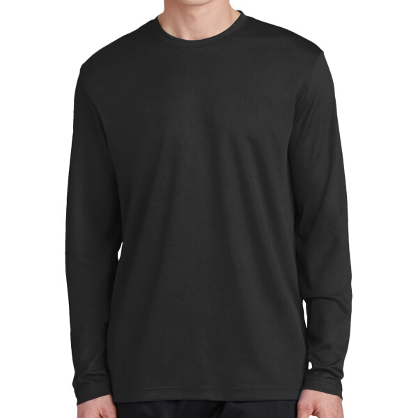 Custom No Minimum Sport-Tek PosiCharge RacerMesh Long Sleeve Tee ST340LS Front View