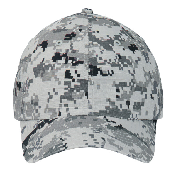 Custom No Minimum Port Authority Digital Ripstop Camouflage Cap C925 Front View