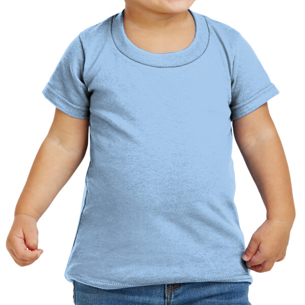 No Minimum Custom Gildan Heavy Cotton Toddler Shirt 5100P Front View