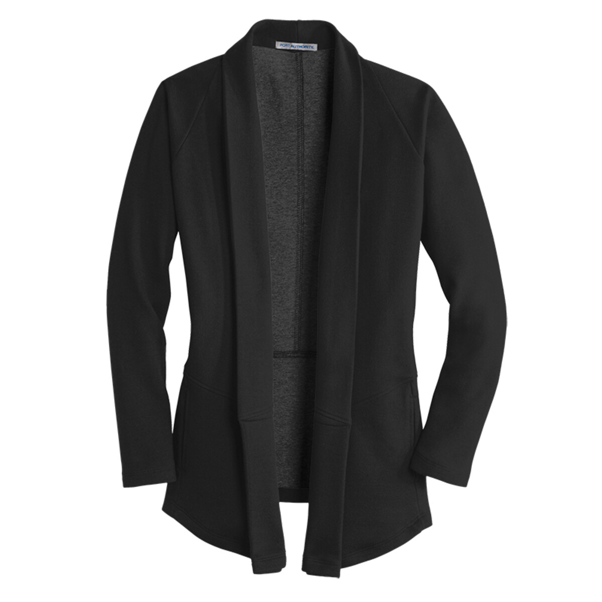 Custom Logo Port Authority Ladies Interlock Cardigan L807 Front View