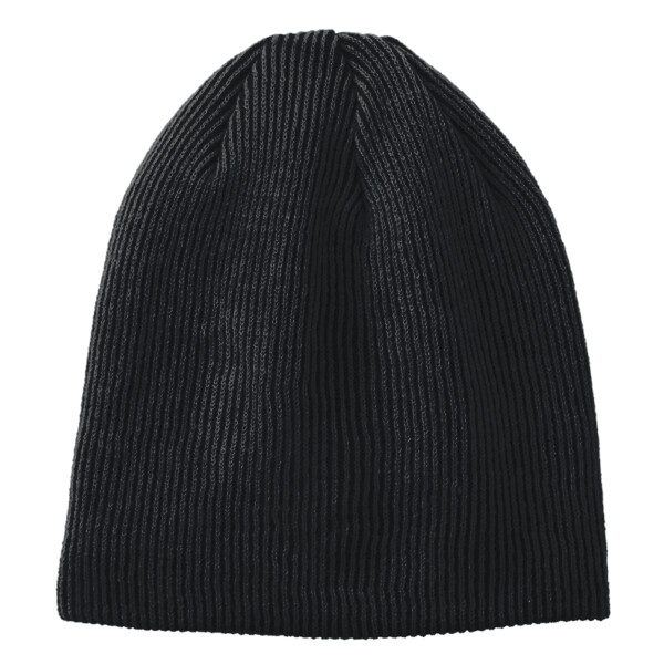 Custom No Minimum Port Authority Rib Knit Slouch Beanie C935 Front View