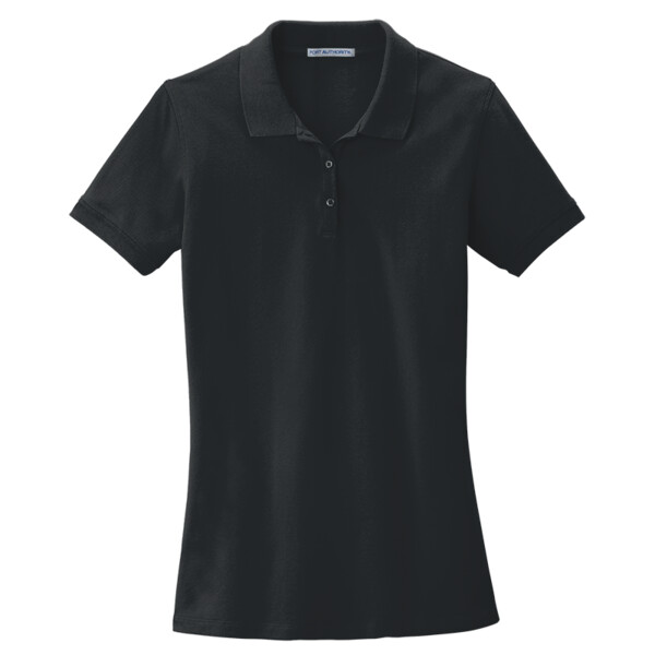 Custom No Minimum Port Authority Ladies EZCotton Polo LK8000 Front View