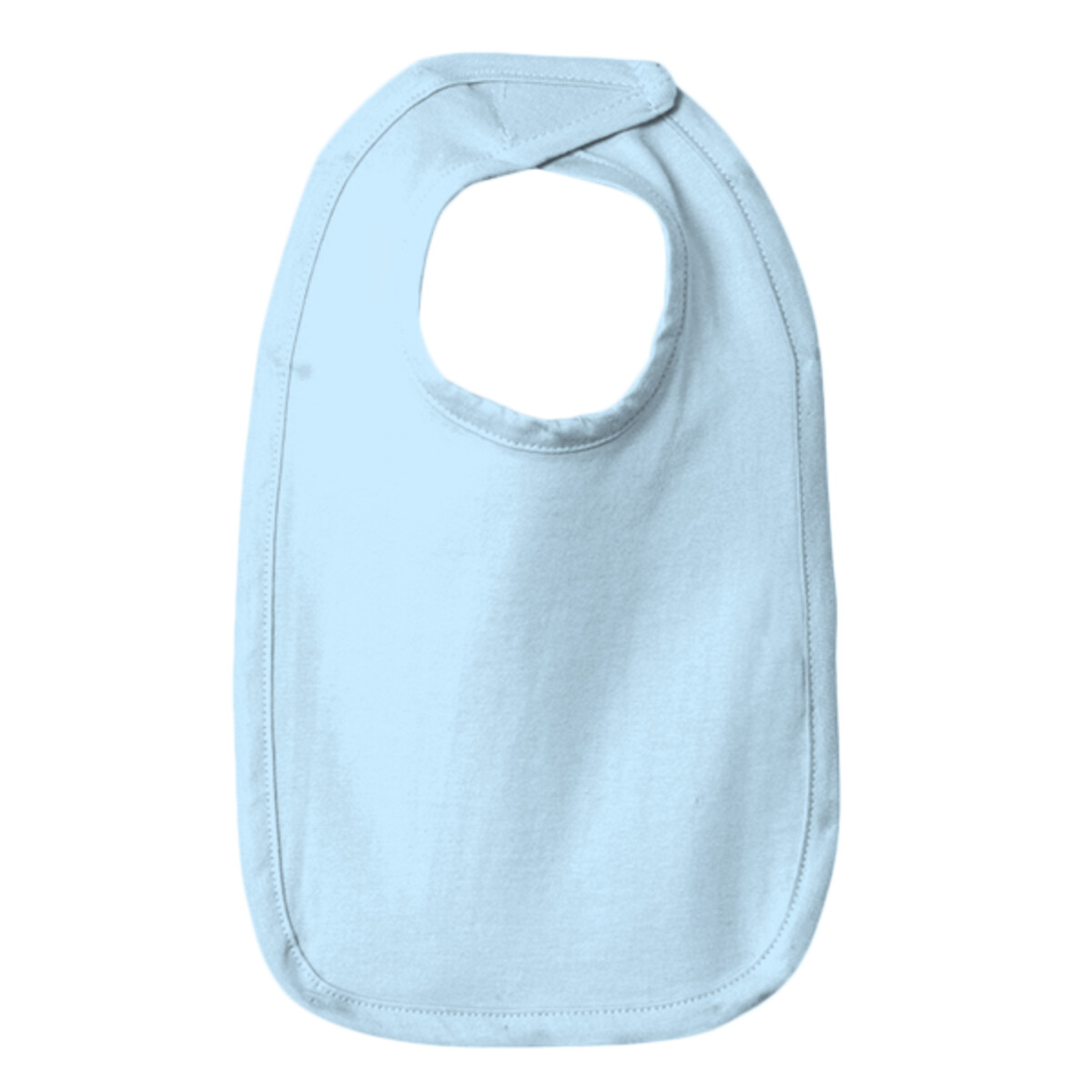 Custom No Minimum Rabbit Skins Infant Premium Jersey Bib RS1005 Front View