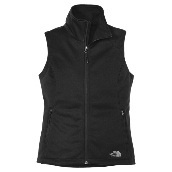 Custom No Minimum The North Face Ladies Ridgewall Soft Shell Vest NFOA3LH1 Front View