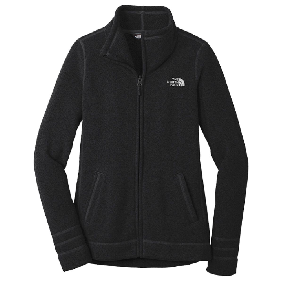 Custom No Minimum The North Face Ladies Sweater Fleece Jacket NF0A3LH8 Front View