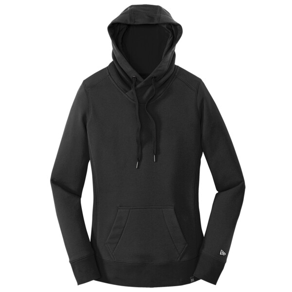 Custom No Minimum New Era Ladies French Terry Pullover Hoodie LNEA500 Front View