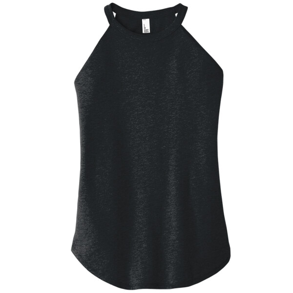 Custom No Minimum District Women's Perfect Tri Rocker Tank DT137L Front View