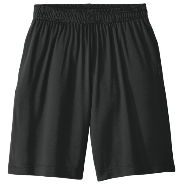 Custom No Minimum Sport-Tek Youth PosiCharge Competitor Pocketed Short YST355P Front View