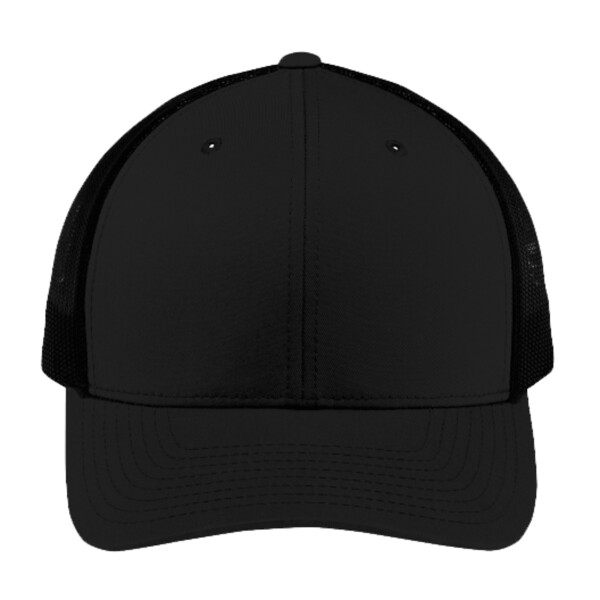 Custom No Minimum Sport-Tek Yupoong Retro Trucker Cap STC39 Front View