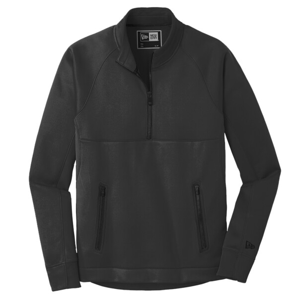 Custom No Minimum New Era Venue Fleece 1/4 Zip Pullover NEA523 Front View