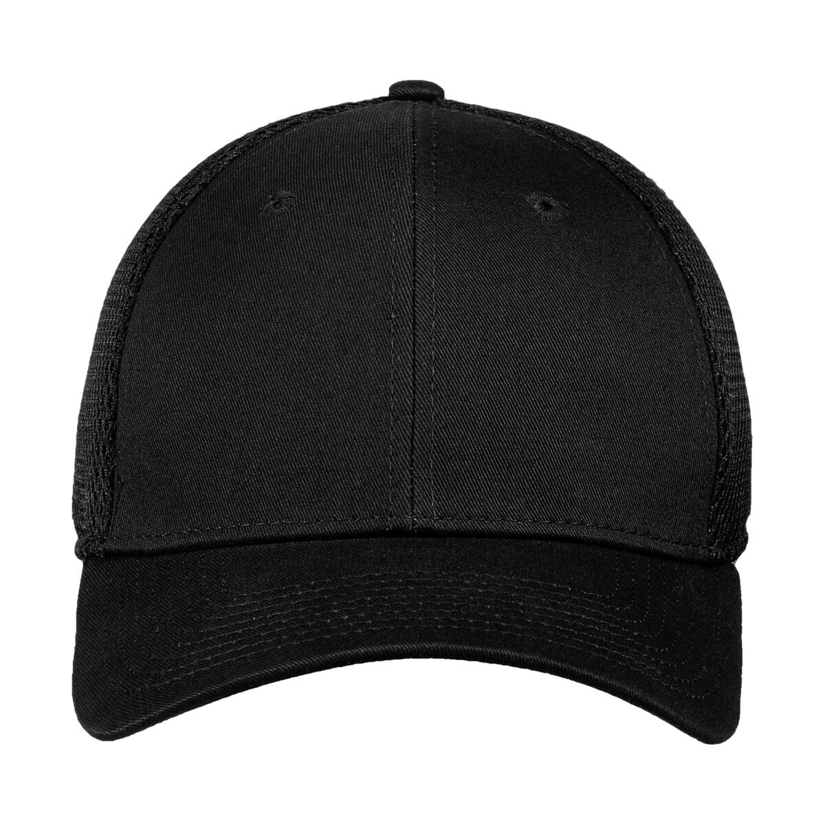 Custom Logo No Minimum New Era Stretch Mesh Cap NE1020 Front View