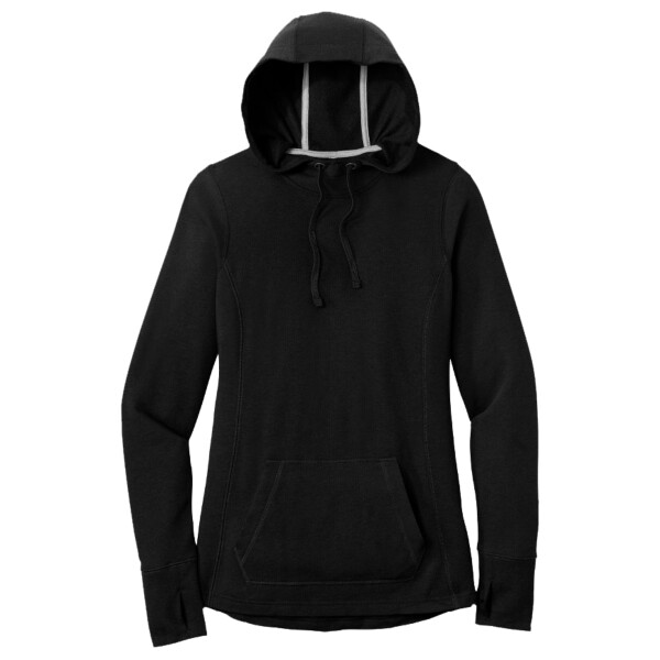 Custom No Minimum Sport-Tek Ladies PosiCharge Tri Blend Wicking Fleece Hooded Pullover LST296 Front View