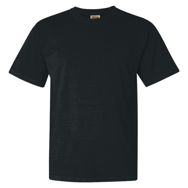 Custom No Minimum Comfort Colors SM Heavyweight Ring Spun Tee 1717 Front View