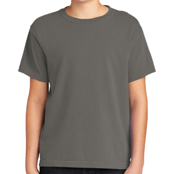 Custom No Minimum Comfort Colors SM Youth Ring Spun Tee 9018 Front View