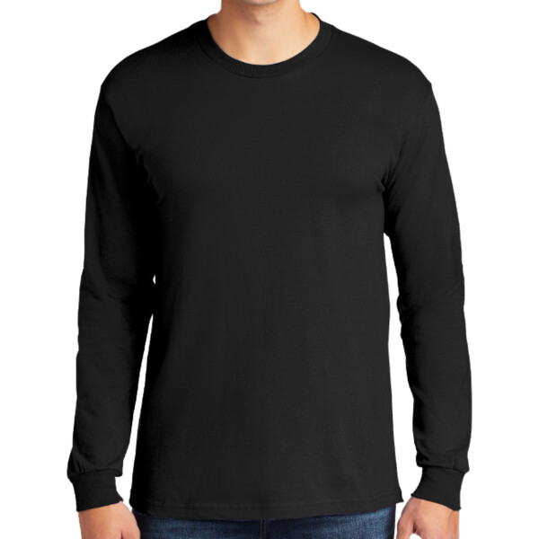 Custom No Minimum Gildan Hammer Long Sleeve T-Shirt H400 Front Sleeve