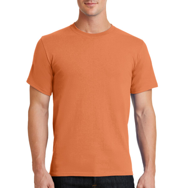 Custom No Minimum Port & Company Essential Tee PC61 Front View