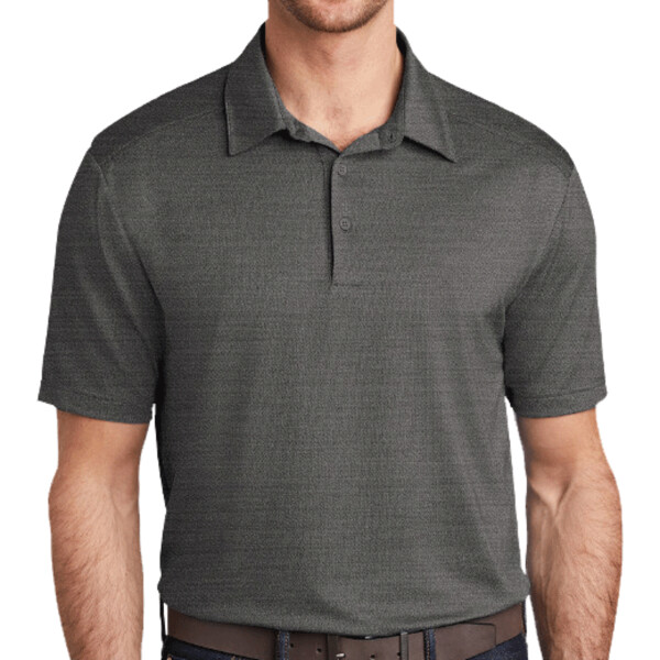 Custom No Minimum Port Authority Stretch Heather Polo K583 Front View