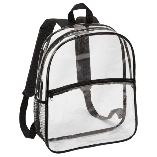 Custom No Minimum Port Authority Clear Backpack BG230 Front View