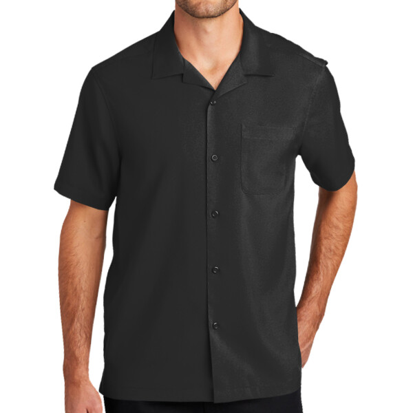 Custom No Minimum Port Authority Short Sleeve Performance Staff Shirt W400 Front View