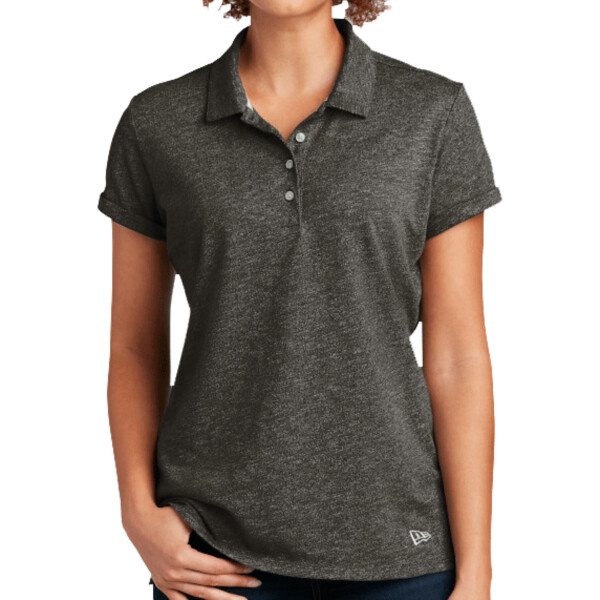 Custom No Minimum New Era Ladies Slub Twist Polo LNEA301 Front View