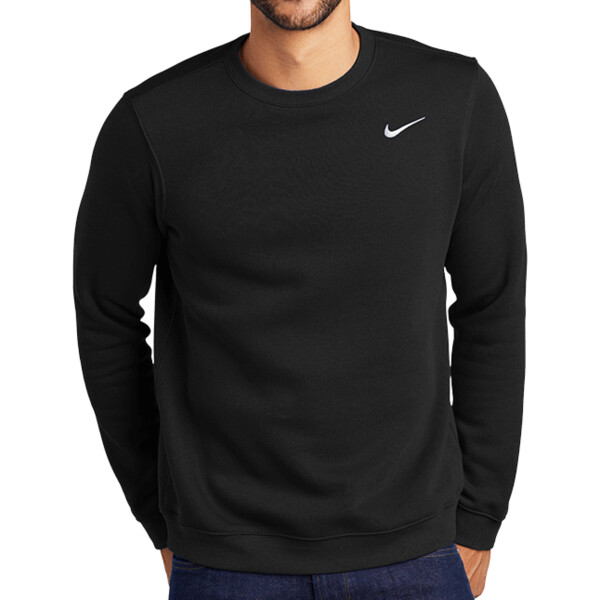 No Minimum Custom Logo Club Fleece Crew CJ1614 Front View