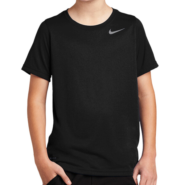 No Minimum Custom Logo Nike Youth Legend Tee 840178 Front View