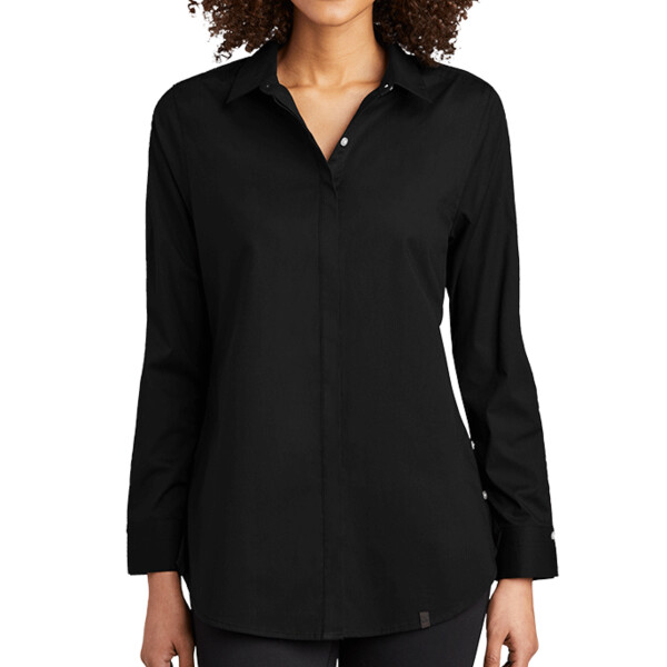 No Minimum Custom Logo OGIO Ladies Commuter Woven Tunic LOG1002 Front