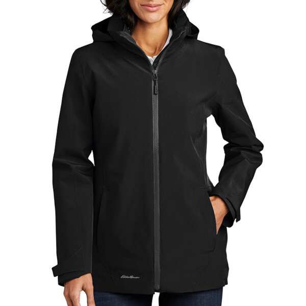 Custom No Minimum Eddie Bauer Ladies WeatherEdge 3 in 1 Jacket EB657 Front View