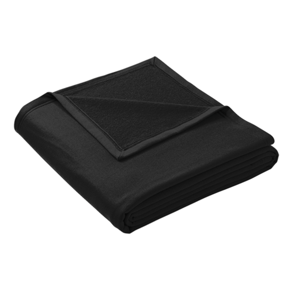 Custom No Minimum Logo on Oversized Core Fleece Sweatshirt Blanket BP79 Corner View