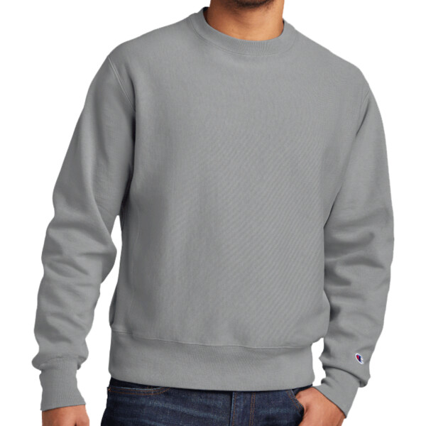 Custom No Minimum Champion Reverse Weave Garment Dyed Crewneck Sweatshirt GDS149 Front View
