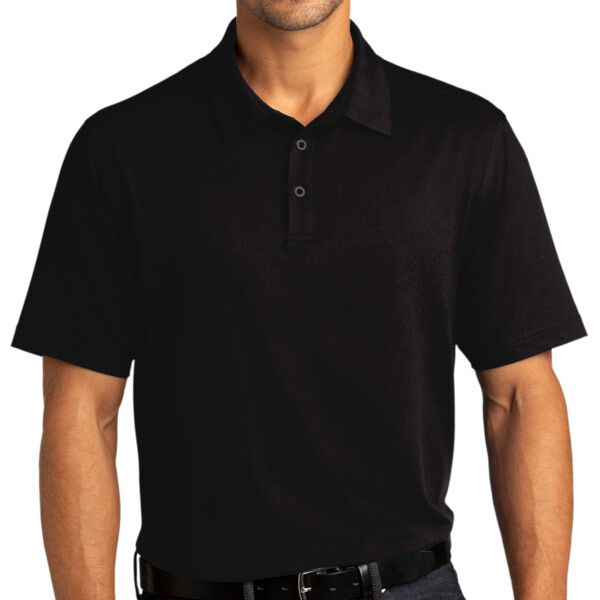 Custom No Minimum Port Authority City Stretch Polo K682 Front View