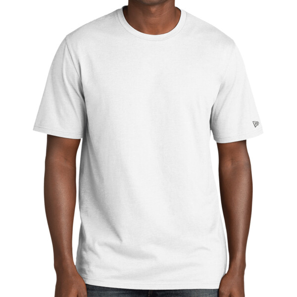 Custom No Minimum New Era Tri Blend Tee NEA135 Front View
